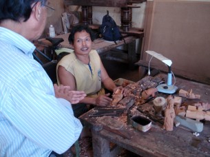 Carving workshop at PRY Yogya